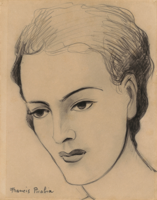 Francis Picabia

&amp;ldquo;Untitled (Visage de femme)&amp;rdquo;, 1936

Pencil on paper

12 1/2 x 9 1/4 inches

31.5 x 23.5 cm

PIZ 141