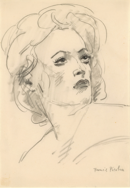 Francis Picabia

&amp;ldquo;Untitled&amp;rdquo;, ca. 1940-1942

Charcoal, pencil, gouache on paper

16 1/4 x 11 1/4 inches

41.5 x 28.5 cm

PIZ 160