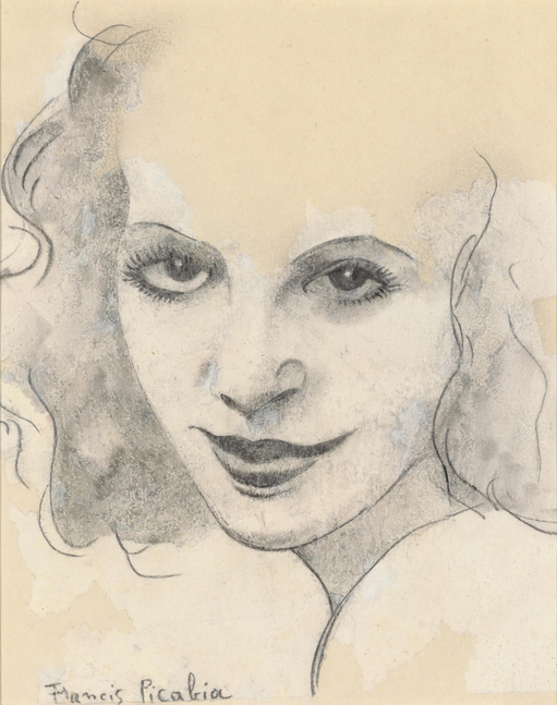 Francis Picabia

&amp;ldquo;T&amp;ecirc;te de femme&amp;rdquo;, ca. 1941-1942

Pencil, gouache on paper

10 1/4 x 7 3/4 inches

26 x 20 cm

PIZ 159