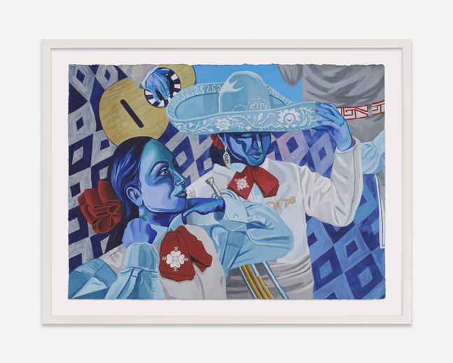 Aliza Nisenbaum
Untitled (Serenata), 2026
Gouache and watercolor on paper
22 x 30 inches (55.9 x 76.2 cm)