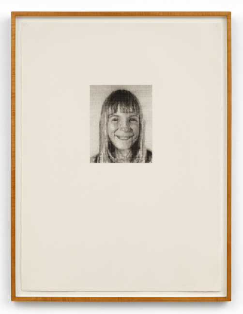 Chuck Close

Kerry, 1974

Ink and graphite on paper

30 x 22 1/2 inches