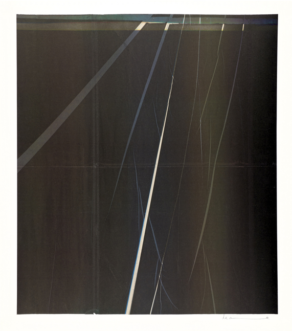 Anne Deleporte Lightning, 2019 ink on paper mounted on Arches paper 25 5/8 x 22 3/4 inches