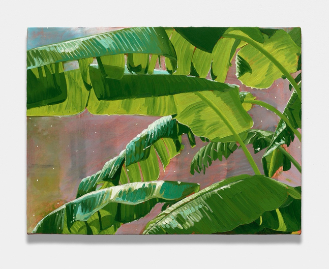 Charis Ammon Sun Shower, 2024 oil on canvas on board, 18 x 24 inches