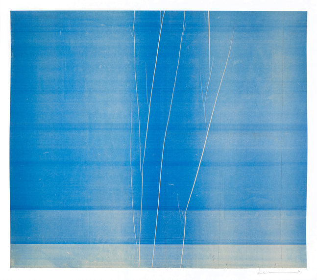 Anne Deleporte Lightning, 2019 ink on paper mounted on Arches paper 24 x 27 1/4 inches