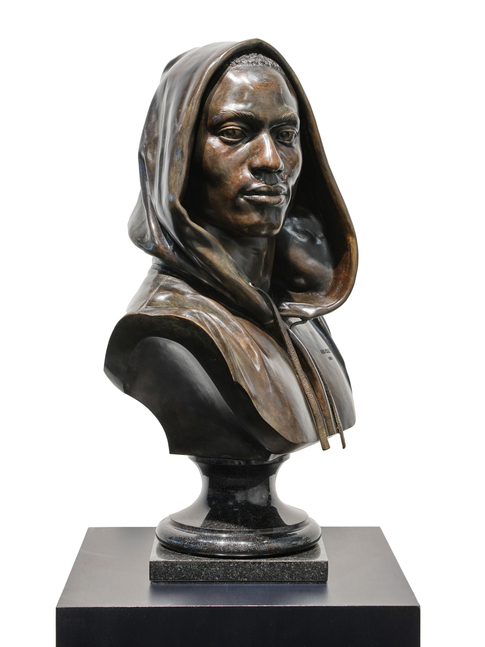 Kehinde Wiley (American, b. Los Angeles, 1977)

Barth&amp;eacute;l&amp;eacute;my Senghor, 2020 (cast in 2021)

bronze, black granite

22 1/8 x 12 5/8 x 10 1/8 inches (56 x 32 x 25.5 cm)

edition of 12 with 3 APs (#5/12)

inscribed in bronze with signature, date and edition number on verso

&amp;nbsp;

Provenance:&amp;nbsp;

The artist with Sean Kelly, New York

&amp;nbsp;

Other editions in the following Public Collections:

Cincinnati Art Museum, Cincinnati, Ohio

Des Moines Art Center, Des Moines, Iowa