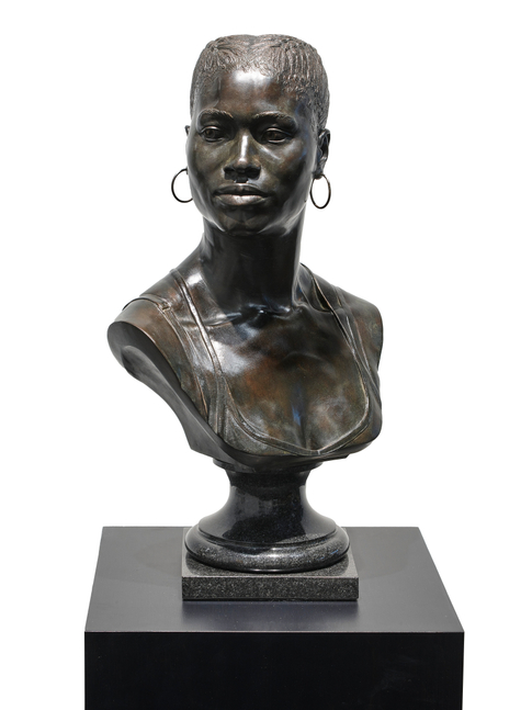 Kehinde Wiley (American, b. Los Angeles, 1977)

Mame K&amp;eacute;w&amp;eacute; Aminata L&amp;ocirc;, 2020 (cast in 2021)

bronze, black granite

22 1/8 x 12 5/8 x 10 1/8 inches (56 x 32 x 25.5 cm)

edition of 12 with 3 APs (#5/12)

inscribed in bronze with signature, date and edition number on verso

&amp;nbsp;

Provenance:&amp;nbsp;

The artist with Sean Kelly, New York

&amp;nbsp;

Other editions in the following Public Collections:

Cincinnati&amp;nbsp;Art Museum, Cincinnati, Ohio

Des Moines Art Center, Des Moines, Iowa