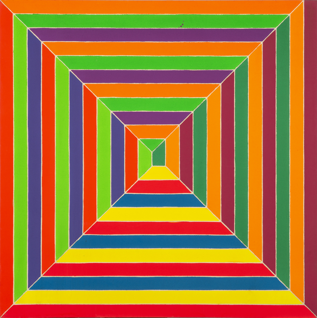 FRANK STELLA (1936-2024)&amp;nbsp;

Cinema de Pepsi Sketch II (Red)

1966

Epoxy on canvas
69 x 69 inches
175.3 x 175.3cm