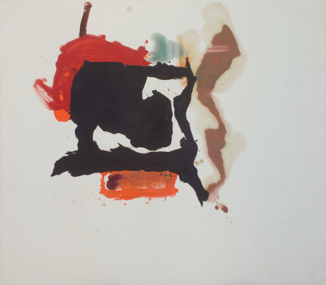 HELEN FRANKENTHALER (1928-2011)

Black With Shadows

1961

Magna on canvas

76 x 87 inches
193 x 221cm