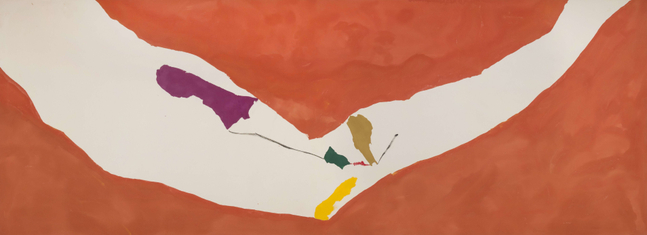 HELEN FRANKENTHALER (1928-2011)

Copper Afternoon

1973

Oil on canvas

100 x 276 inches
254 x 701cm