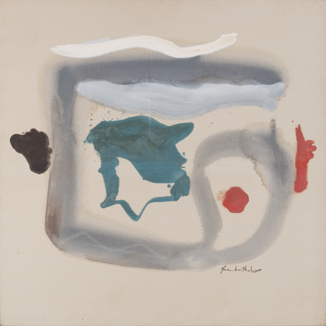 HELEN FRANKENTHALER (1928-2011)

Swan Lake Variation

1962

Acrylic on canvas

40 x 41 inches
101.6 x 104.1 cm