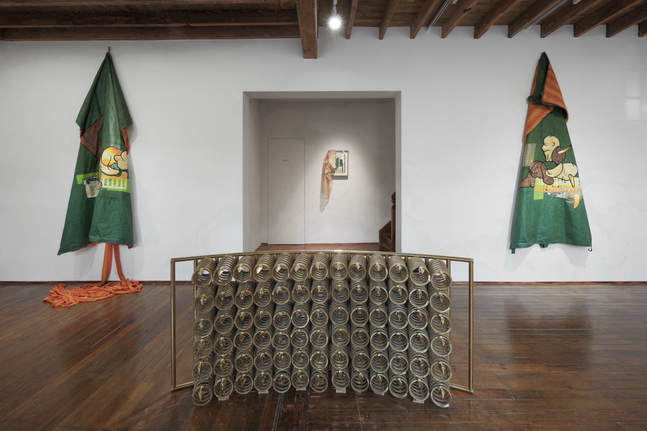 vista de instalaci&amp;oacute;n de b&amp;aacute;rbara s&amp;aacute;nchez-kane:&amp;nbsp;coro de soles menores, cheruby, shanghai, 2025. cortes&amp;iacute;a de cheruby. foto: ling