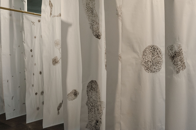 installation view of mariana castillo deball in the 32th s&amp;atilde;o paulo biennal: incerteza viva, brazil, 2016. photo: leo eloy, est&amp;uacute;dio garagem, funda&amp;ccedil;&amp;atilde;o bienal de s&amp;atilde;o paulo