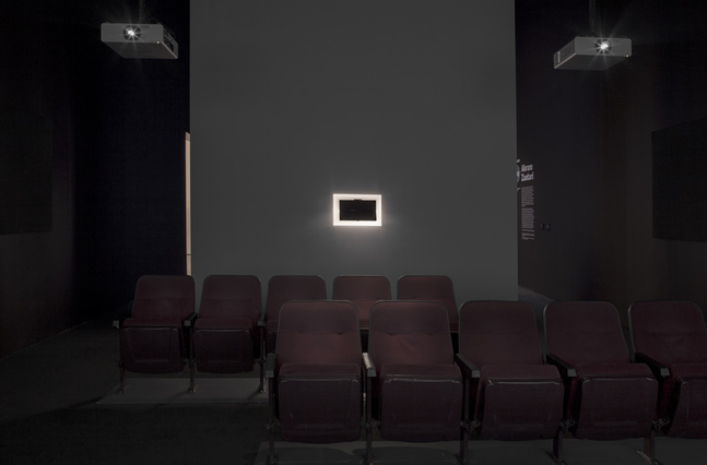 vista de instalaci&amp;oacute;n akram zaatari: projects 100, moma, nueva york, 2013. foto: john wronn. &amp;copy; the museum of modern art, nueva york


&amp;nbsp;
