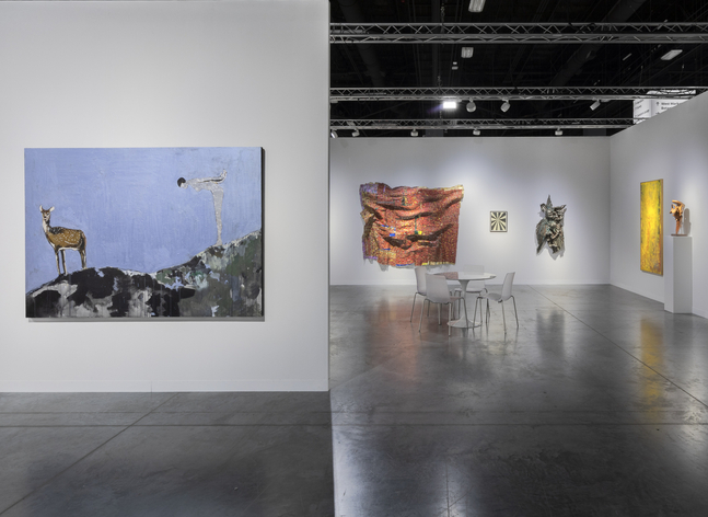 Installation views of Art Basel Miami Beach 2021, Booth C8, at the Miami Beach Convention Center. Photography by Dawn Blackman.