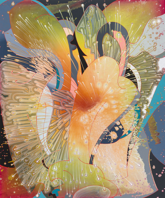 Do-Si-Do 2, 2025 Acrylic on linen 54 x 45 inches