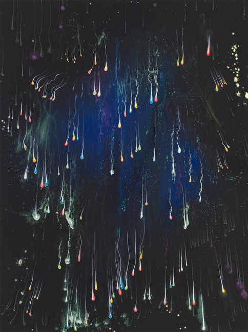 Slipstream, 2026 Acrylic on linen 40 x 30 inches