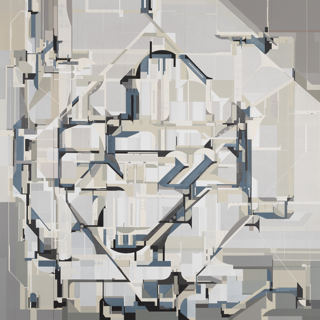 James Kennedy
ISOLATED INCIDENT, 2025
acrylic polymer on incised eucalyptus masonite
77h x 77w in