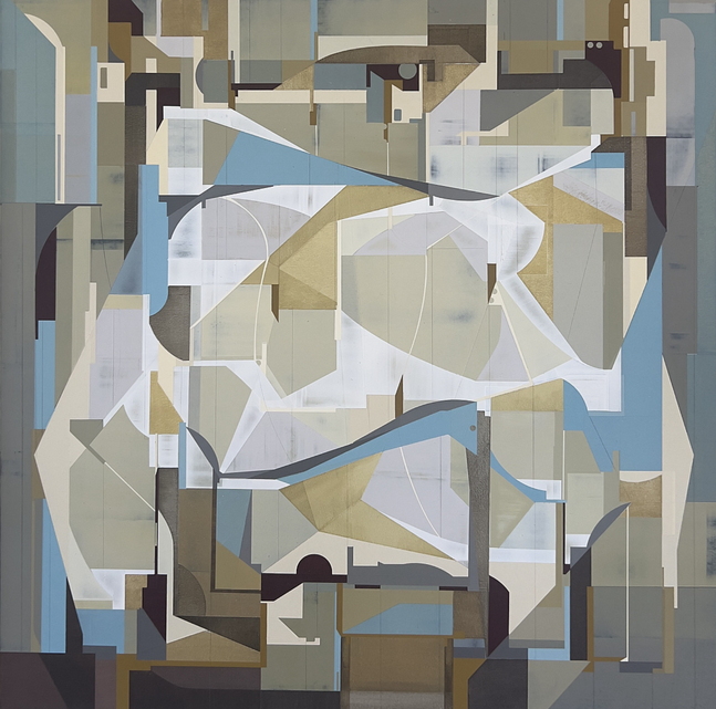 James Kennedy
ZEITGEIST, 2025
acrylic polymer on incised eucalyptus masonite
34h x 34w in