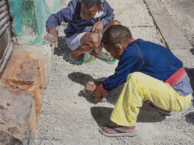 Rance Jones, Right Angle, 2024, watercolor on paper, 11 1/4 x 15 inches