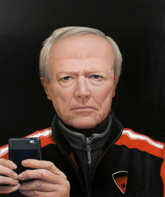 William Beckman, S.P. w/ I-P, 2019, oil on panel, 23 3/4 x 19 1/2 inches