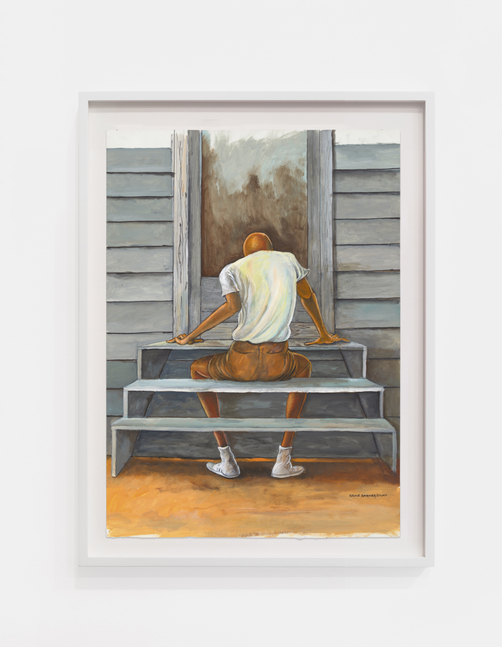 Study for Steps, 1998
Acrylic on paper
32 x 26 inches (81.3 x 66 cm)