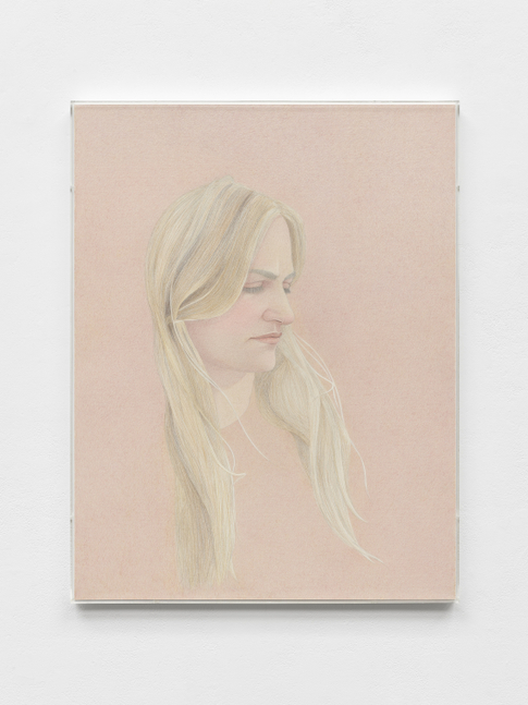 Kira, 2023
Caran d&amp;#39;ache and graphite on paper
28 1/2 x 22 inches (72.4 x 55.9 cm)