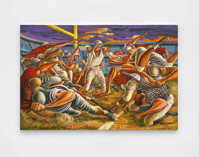 Cool Quarterback, 1991
Acrylic on canvas
24 x 36 inches (61 x 91.4 cm)