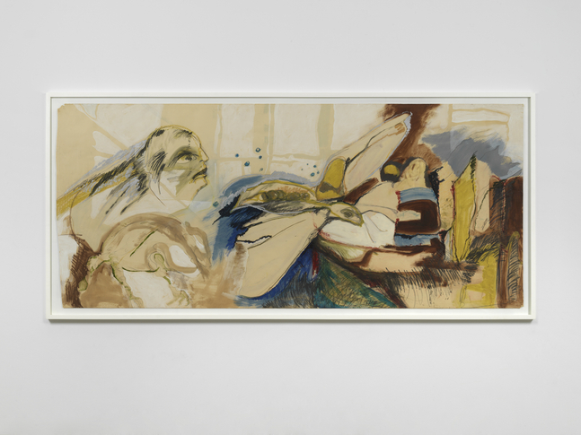 Oakland Studio Light, 1992
Acrylic wash, graphite and oil pastel on paper
52 3/4 x 120 1/2 inches (134 x 306.1 cm)