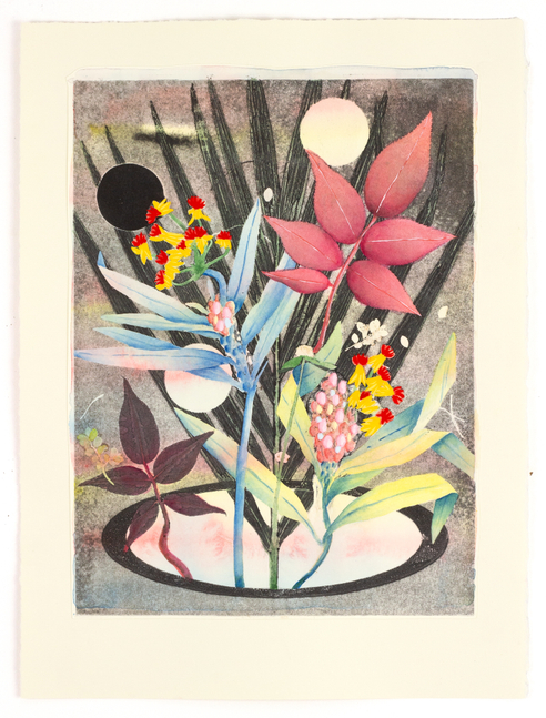 Milkweed scavenged from a crack in the sidewalk, 2024

monoprint, gouache on paper 11h x 15w in

&amp;nbsp;