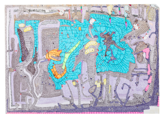 Untitled, 2009

ink, cellulose tape on paper

16 1/2 x 23 3/8 in. / 42 x 59.5 cm