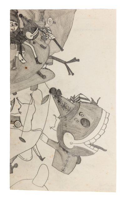 Untitled, c. 1965-1970

graphite on found paper

7 1/8 x 4 1/8 in. / 18 x 10.5 cm