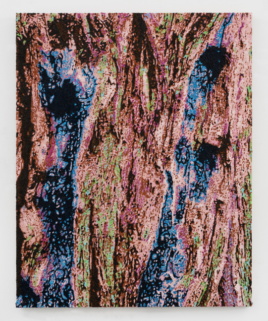 Douglas Melini

Tree (Redwood in flesh tone, blue, brown, purple, green), 2026

Oil on linen

60h x 48w in

&amp;nbsp;