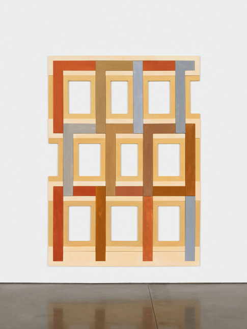 David Novros Untitled, 2025 oil on canvas 37 panels, overall: 129 x 93 in. (327.7 x 236.2 cm)