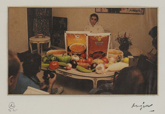 From the series Mild Terrors II
1991&amp;ndash;96
Collage from print media on A4 sheet