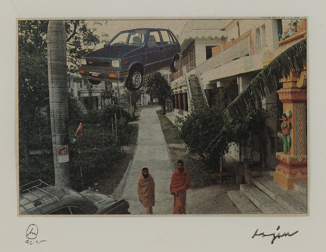 From the series Mild Terrors II
1991&amp;ndash;96
Collage from print media on A4 sheet