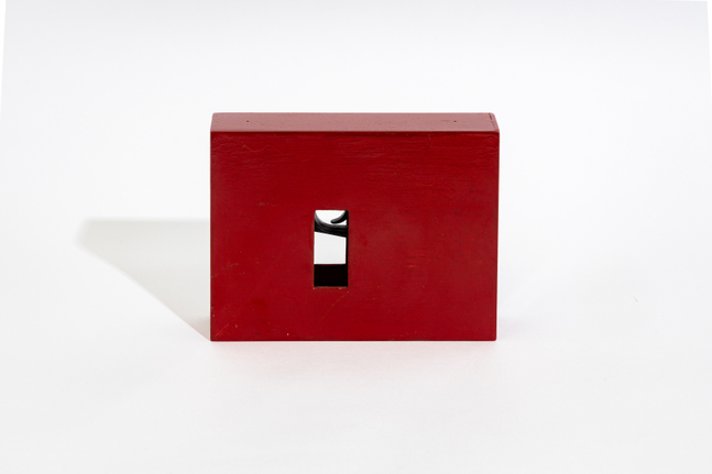 From the series Table Top Sculptures
Early 1990s
Gun, MDF board, oil paint
12 x 16 x 4.2 cm / 4.7 x 6.2 x 1.6 in