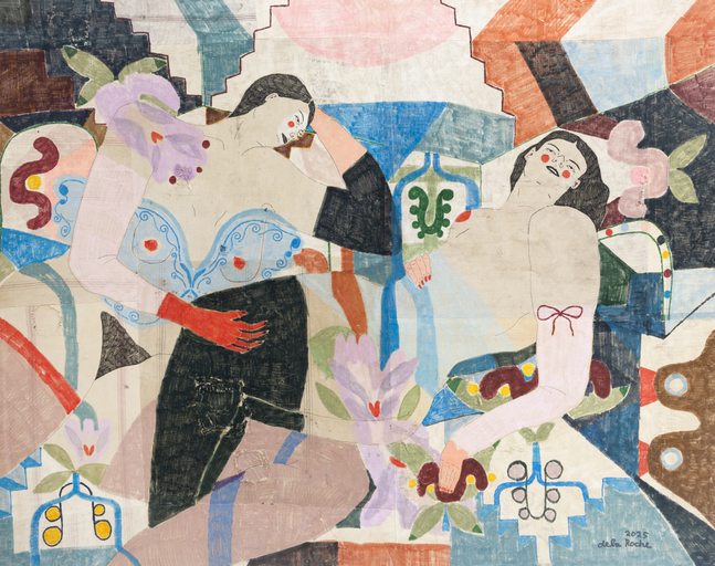 Lauren dela Roche

Erosion 1, 2025

acrylic on found cotton feedsack with acrylic varnish

75 x 95 in.
190.5 x 241.3 cm.

(LDRO064)