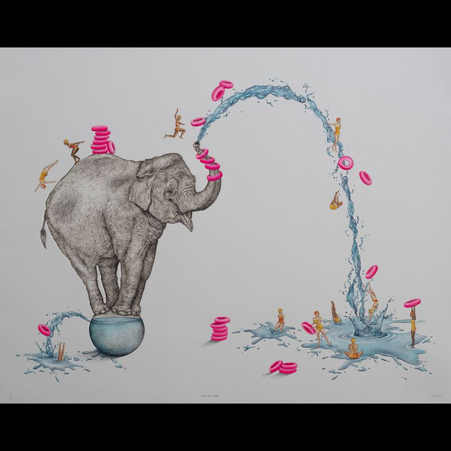 The Provider&amp;nbsp;

Mixed media&amp;nbsp;

19&amp;quot;x25&amp;quot;x1&amp;quot;