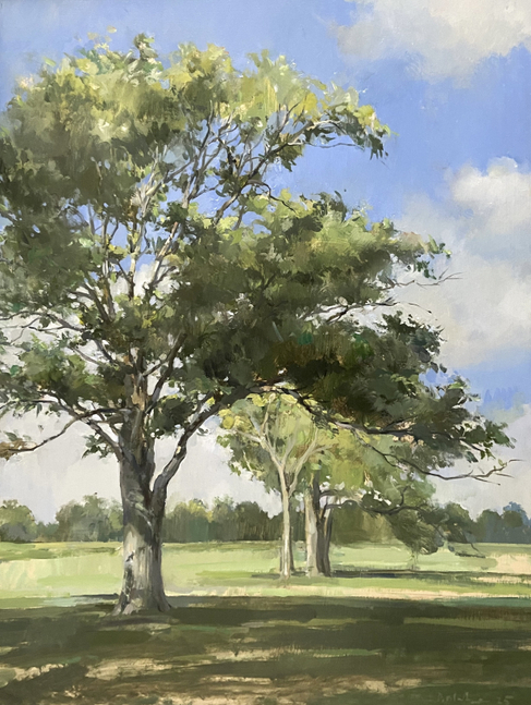 Two Groups  24″ x 18″  Oil On Canvas