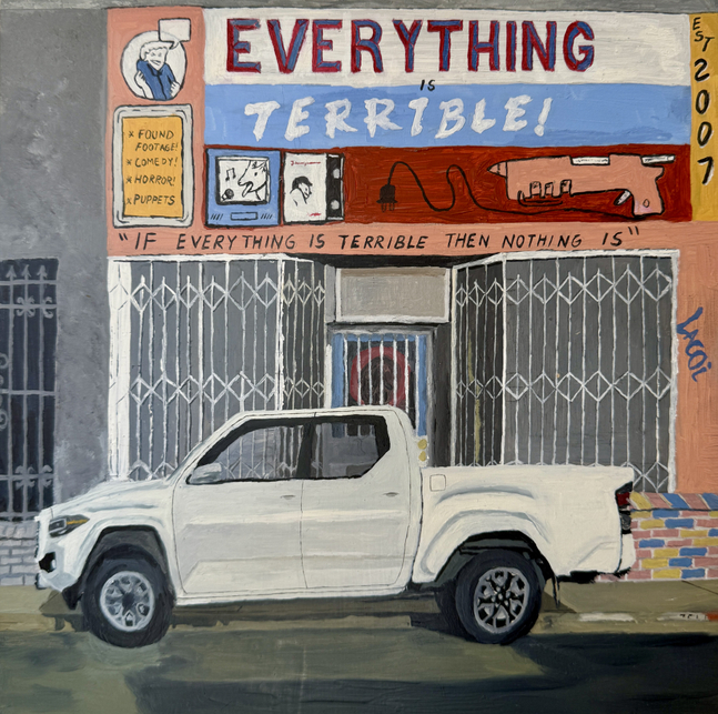 The State of Things 12" x 12"  Oil on panel