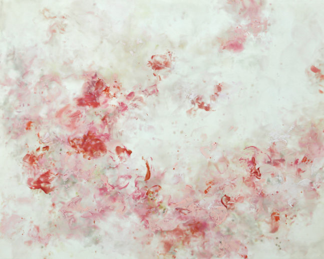 Betsy Eby, Queen  48" x 60"   Hot Wax, Cold Wax, Ink, Oil On Panel