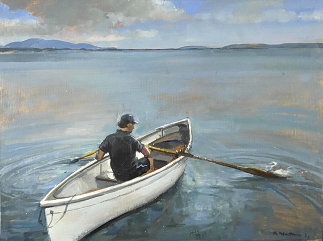 Making Waves  12″ x 16″  Oil On Canvas