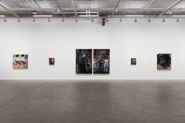 Noel Anderson: Courtside Sermon (installation view)