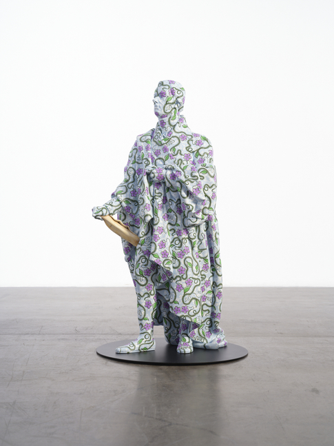 Yinka Shonibare CBE RA

Decolonised Structures (Pitt), 2022

Fibreglass sculpture, hand-painted with Dutch wax pattern on a wooden plinth

Pitt: 148.5 x 61 x 59 cm (58.5 x 24 x 23.2 in.)

Unique

&amp;nbsp;

Enquire