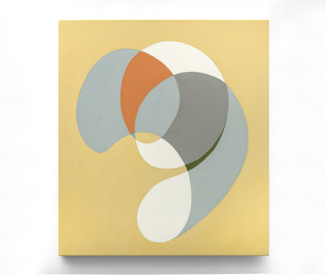 Baba's Custard Pie, 2016     acrylic on canvas 28 x 25 inches;  71.1 x 63.5 centimeters LSFA# 15547