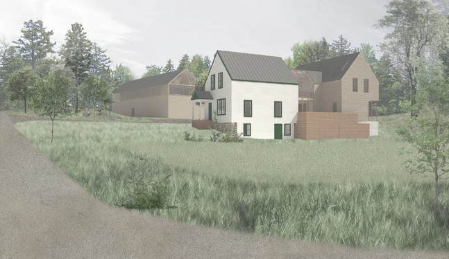 Land and Garden Preserve, Mount Desert Island, Maine. &amp;copy; Baird Architects