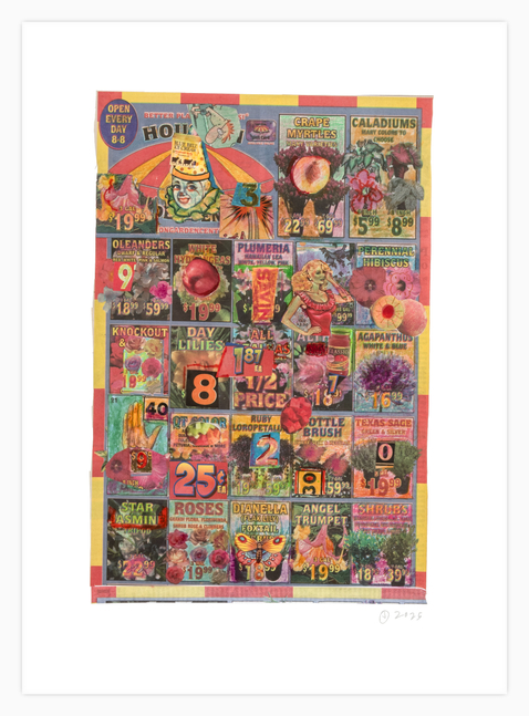 Jerry Jeanmard Untitled, 2025 collage on paper 19 1/2 x 14 1/4 JJ 336, Moody Gallery