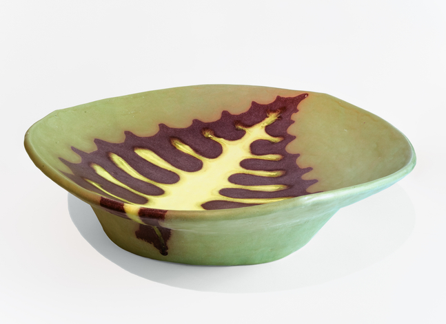 Tracye Wear Agave Bowl 5, 2026 mid-range stoneware, glazes 5" x 20 3/4" x 20 3/4" TW 147, Moody Gallery