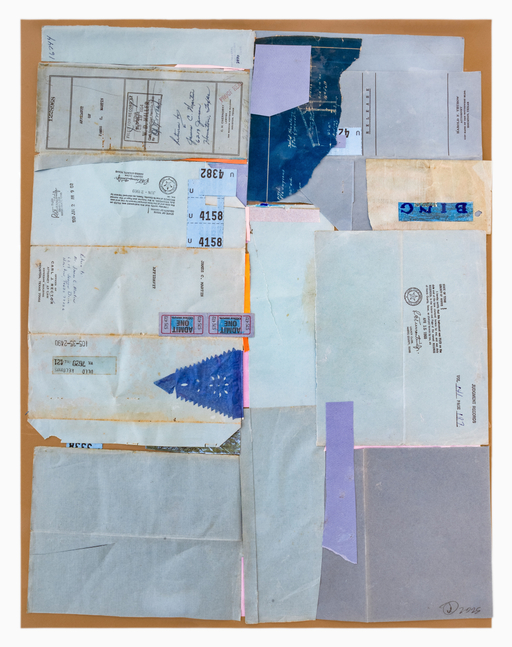 Jerry Jeanmard Untitled, 2025 collage on paper 25 1/2 x 19 3/4 JJ 337, Moody Gallery