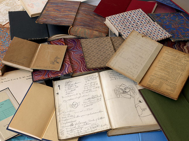 MANUAL (Hill &amp; Bloom) End Papers, 2017 archival pigment print, ed: 5 37" x 44", M 617, Moody Gallery